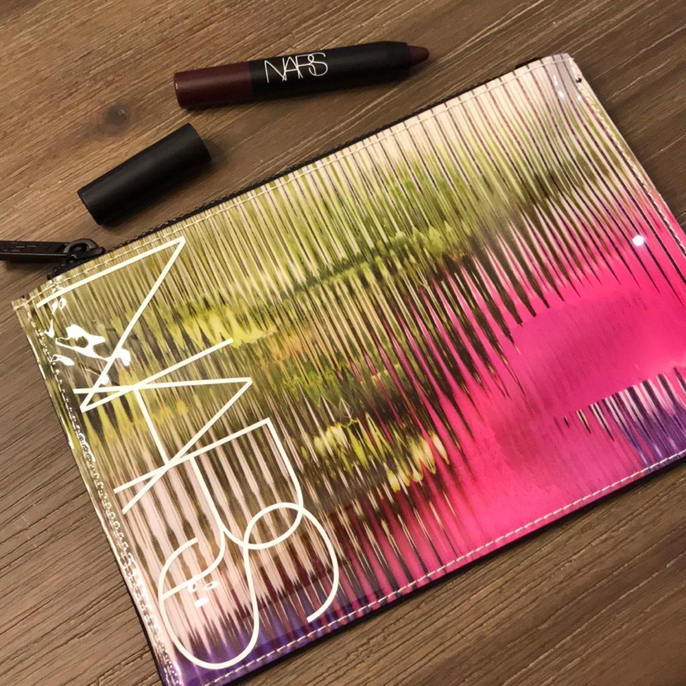NARS Lipstick Pen, Sharpener and makeup bag